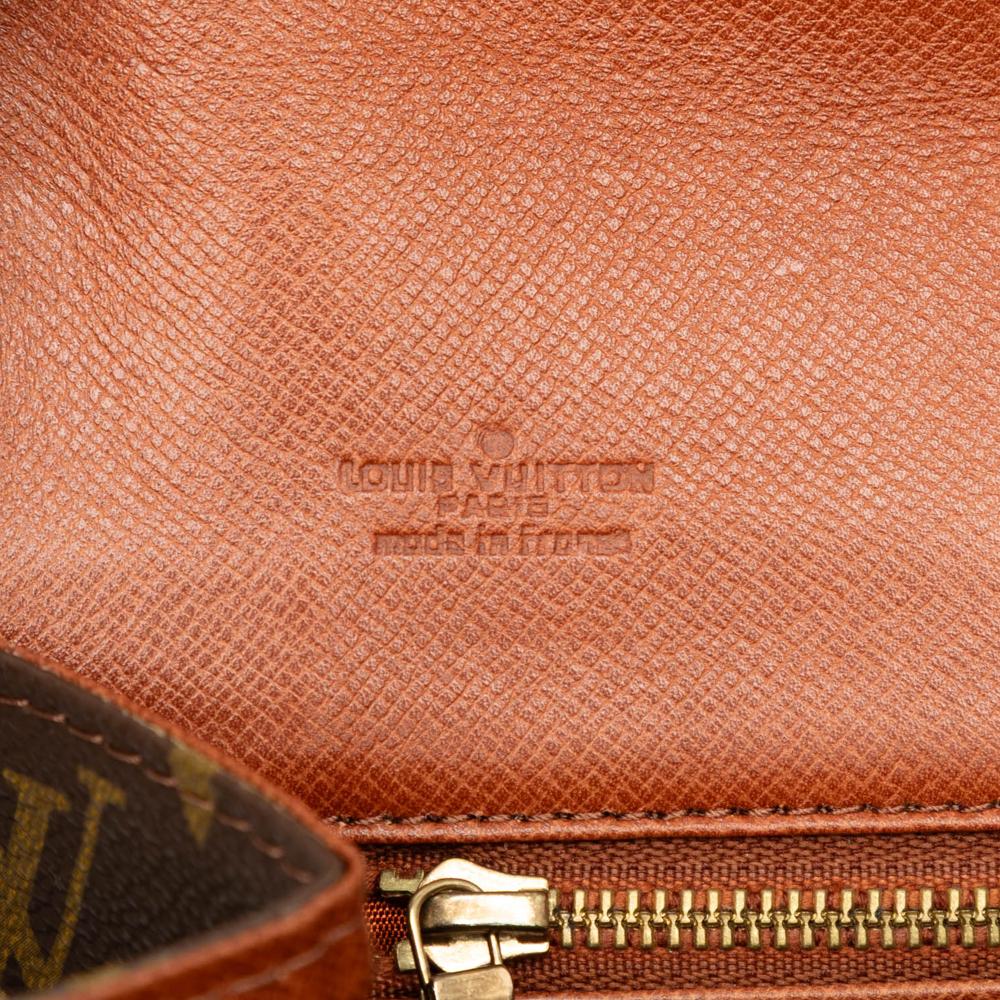 Louis Vuitton AB Louis Vuitton Brown Monogram Canvas Fabric Monogram Pochette Dame GM France