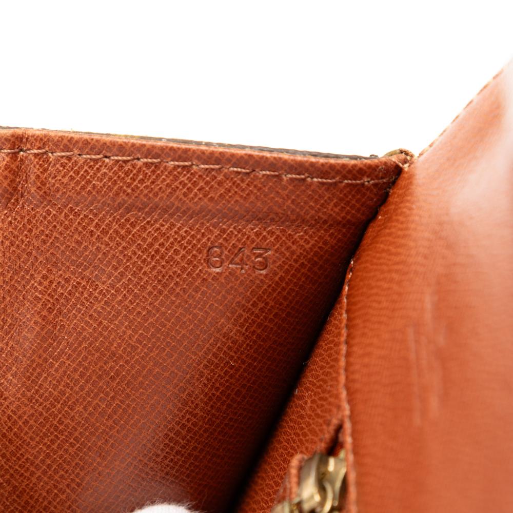 Louis Vuitton AB Louis Vuitton Brown Monogram Canvas Fabric Monogram Pochette Dame GM France