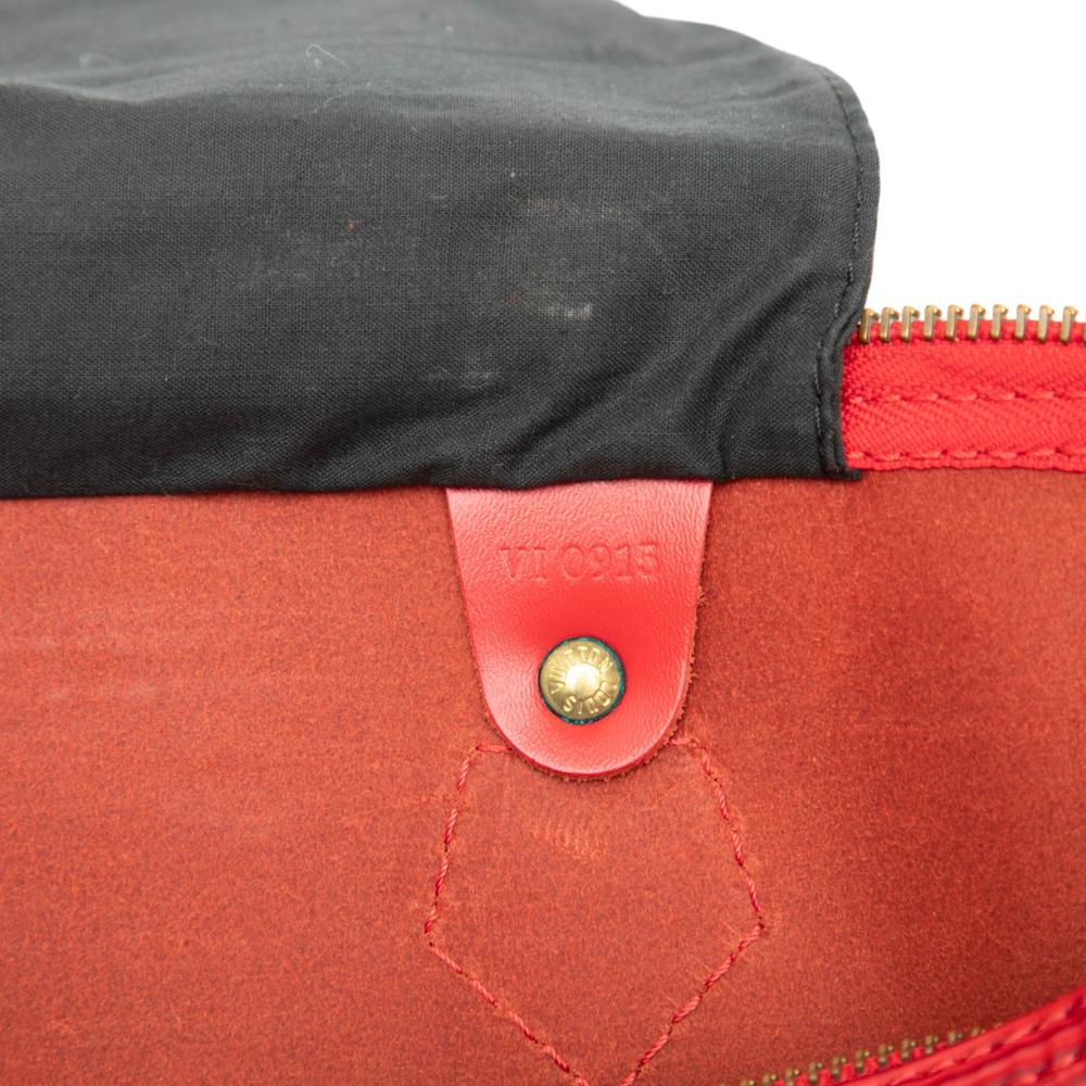 Louis Vuitton B Louis Vuitton Red Epi Leather Leather Epi Speedy 35 France