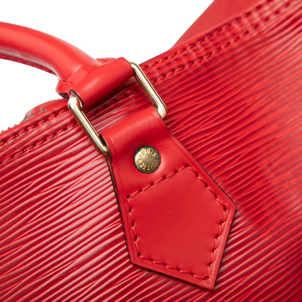 Louis Vuitton B Louis Vuitton Red Epi Leather Leather Epi Speedy 35 France