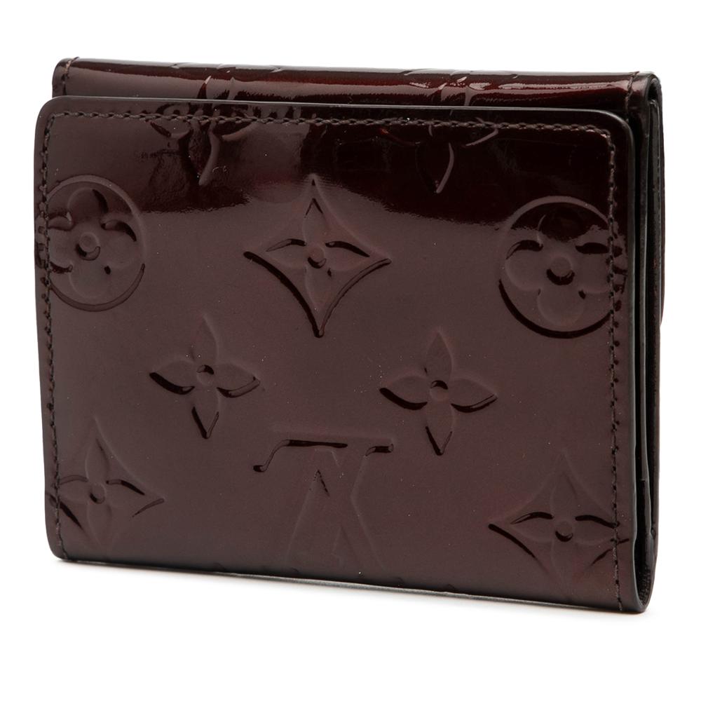 Louis Vuitton B Louis Vuitton Purple Vernis Leather Leather Monogram Vernis Ludlow Wallet France
