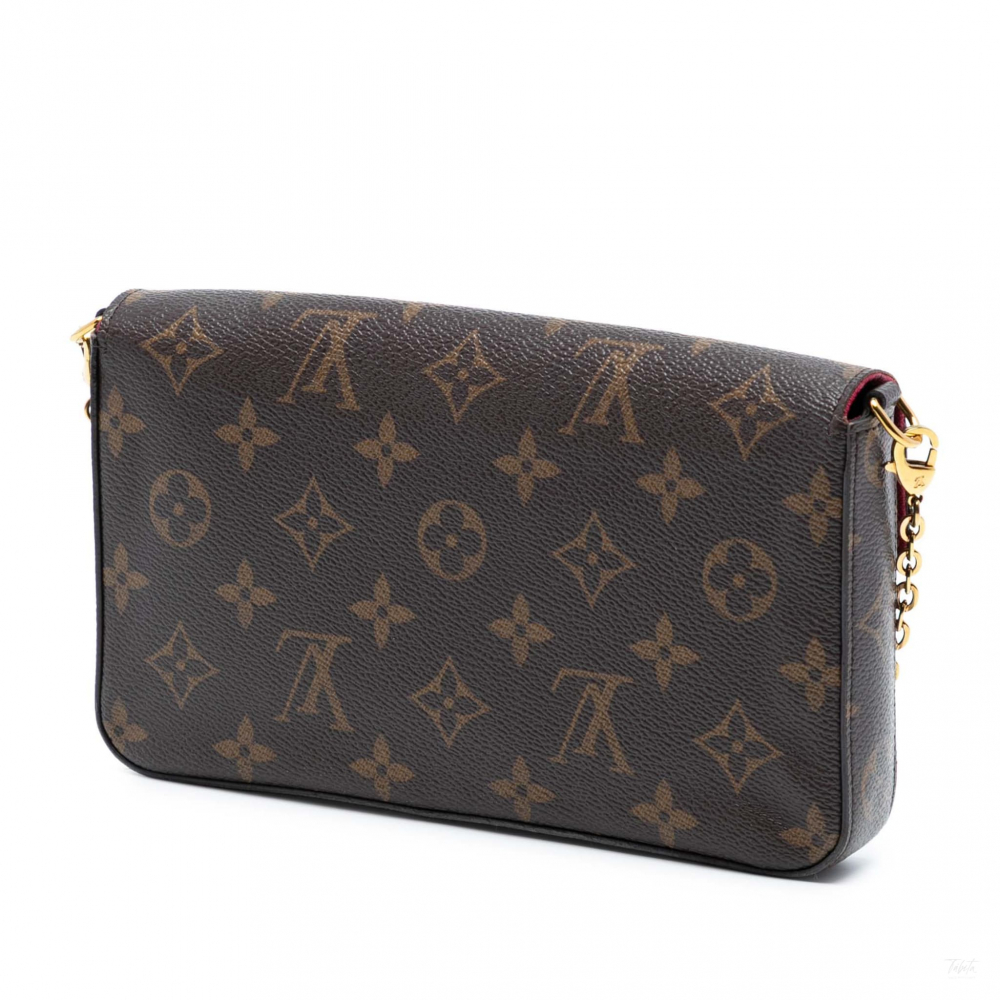 Louis Vuitton Felicie Canvas Pouch Clutch Monogram