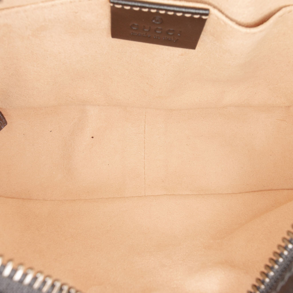 Gucci GG Marmont Mini Matelassé Leather Camera Bag Black