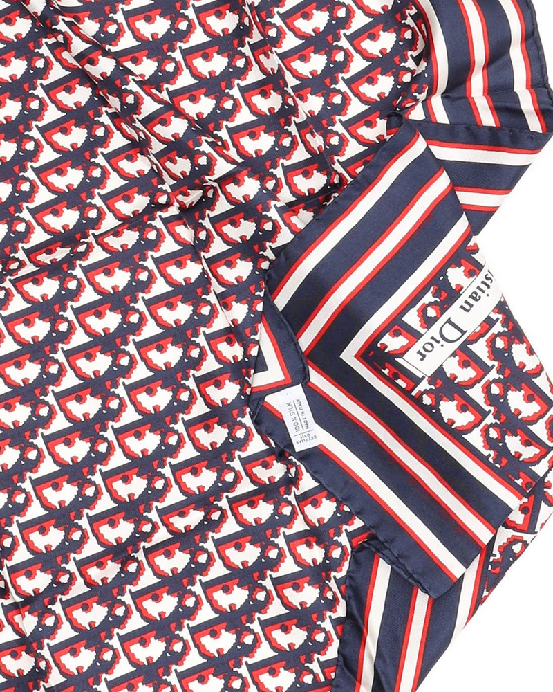 Christian Dior 70 Trotter Silk Scarf