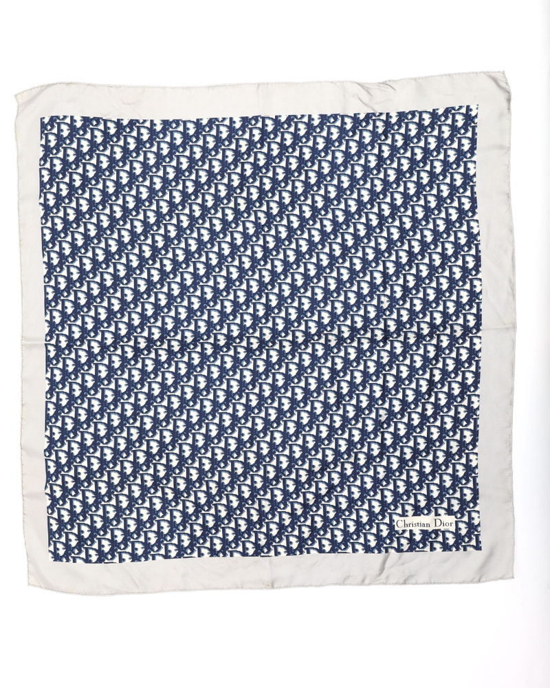 Christian Dior 80 Trotter Silk Scarf
