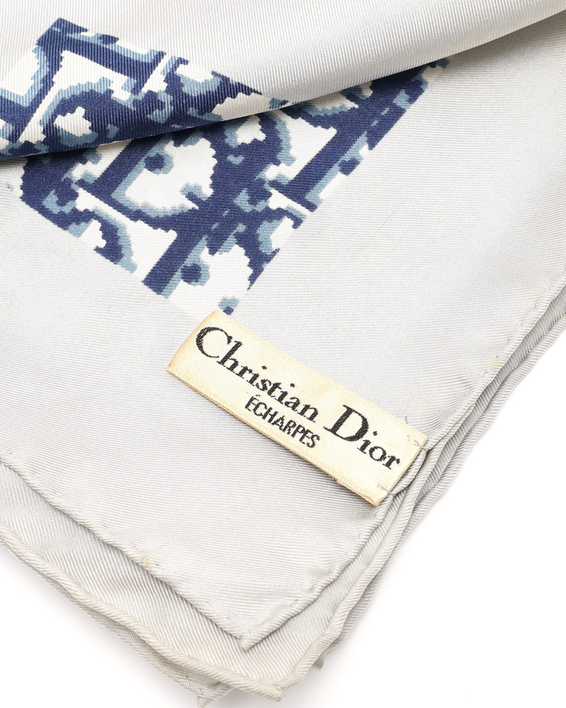 Christian Dior 80 Trotter Silk Scarf