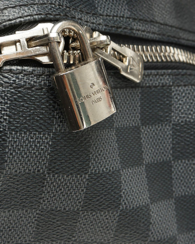 Louis Vuitton Damier Graphite Keepall Bandouliére 55 Weekend Bag