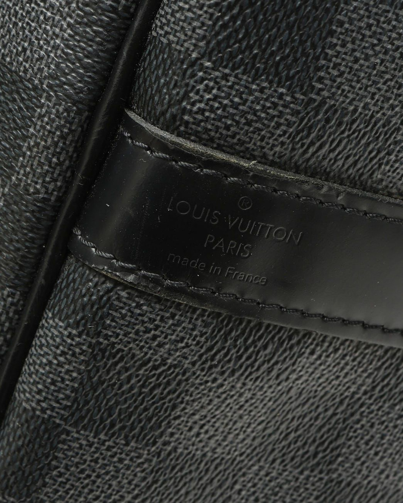 Louis Vuitton Damier Graphite Keepall Bandouliére 55 Weekend Bag