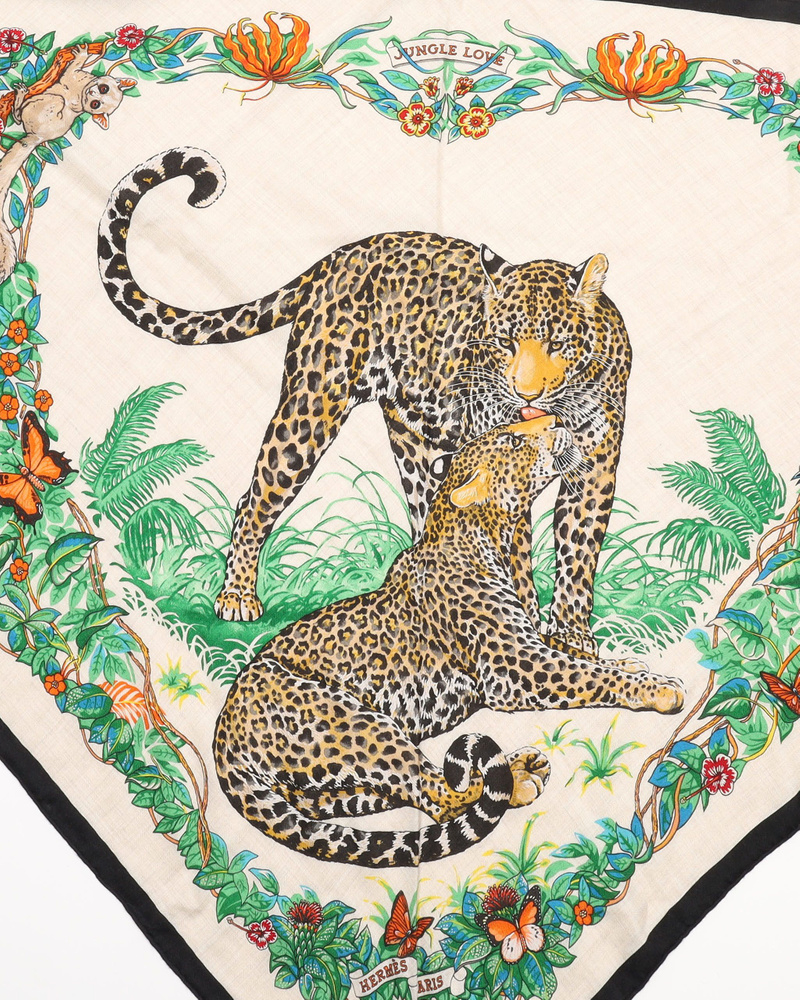 Hermès Triangle Cashmere Silk Scarf