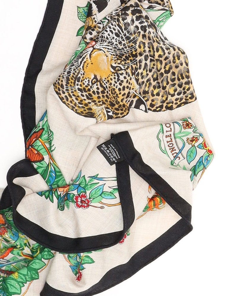 Hermès Triangle Cashmere Silk Scarf