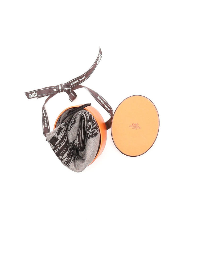 Hermès Losange Cashmere Silk Scarf