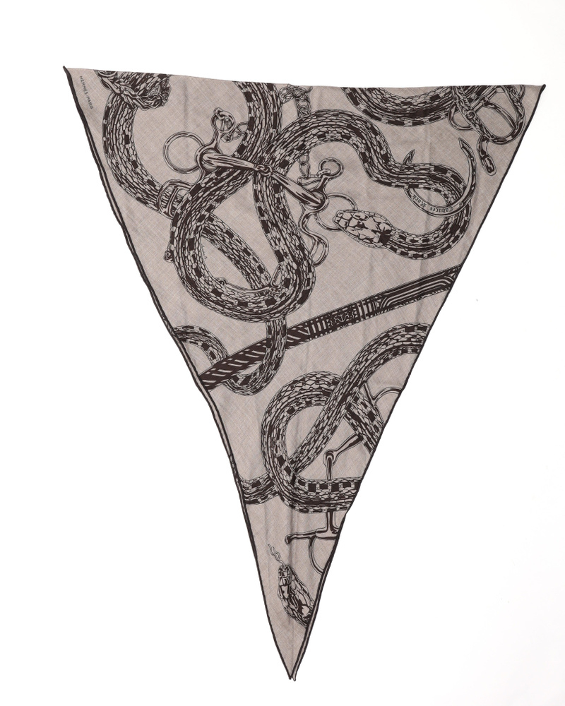 Hermès Losange Cashmere Silk Scarf