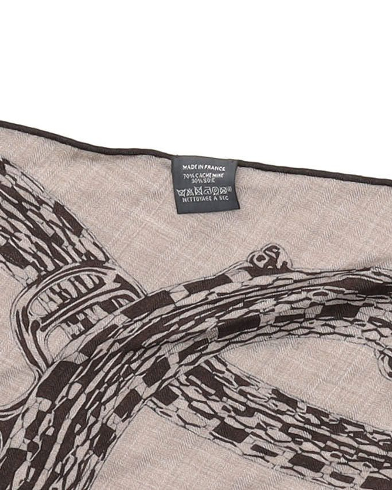Hermès Losange Cashmere Silk Scarf