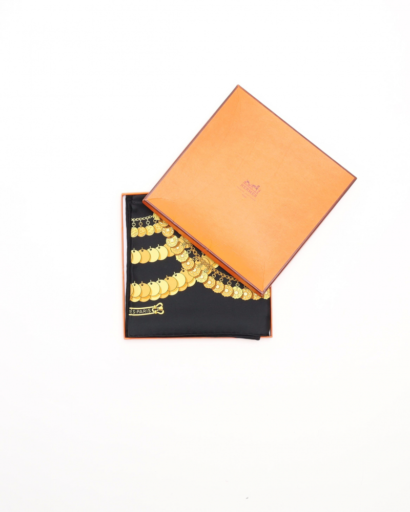 Hermès Carré Kosmima Les Folies d'Eugenie Silk Scarf