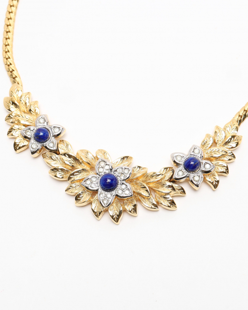 Burberry Flowers Rhinestone Necklace