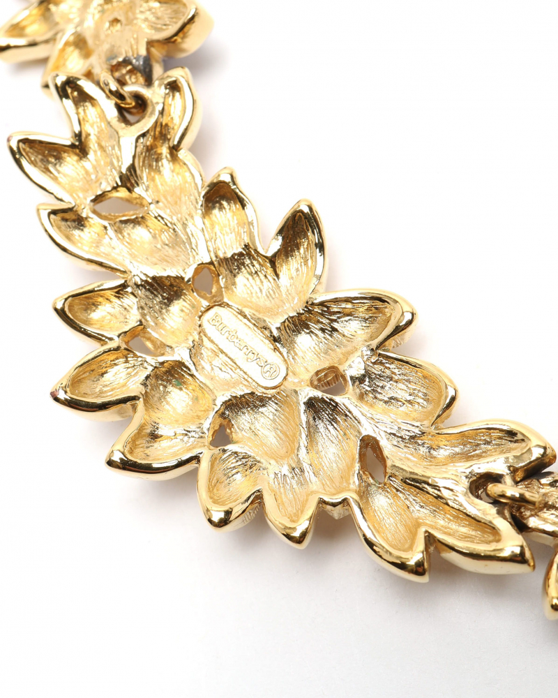 Burberry Flowers Rhinestone Necklace