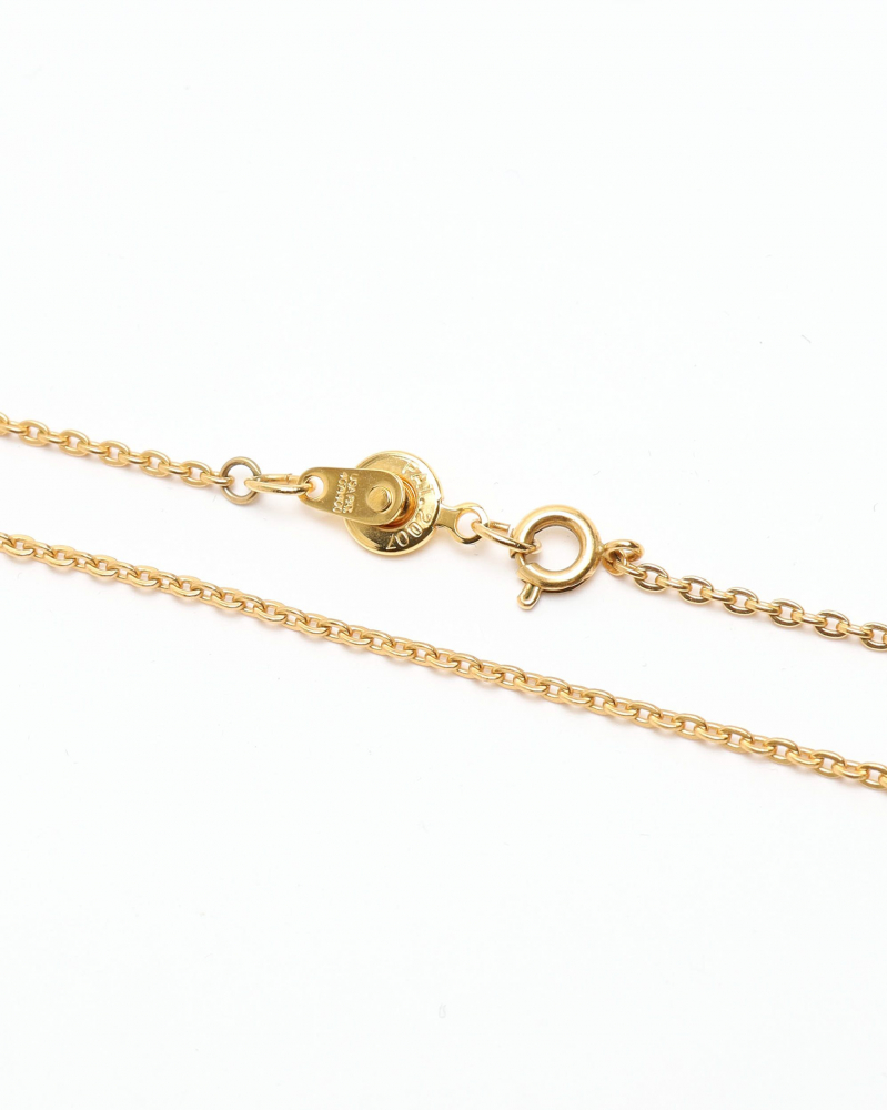 Chanel Clover Coco Mark Necklace