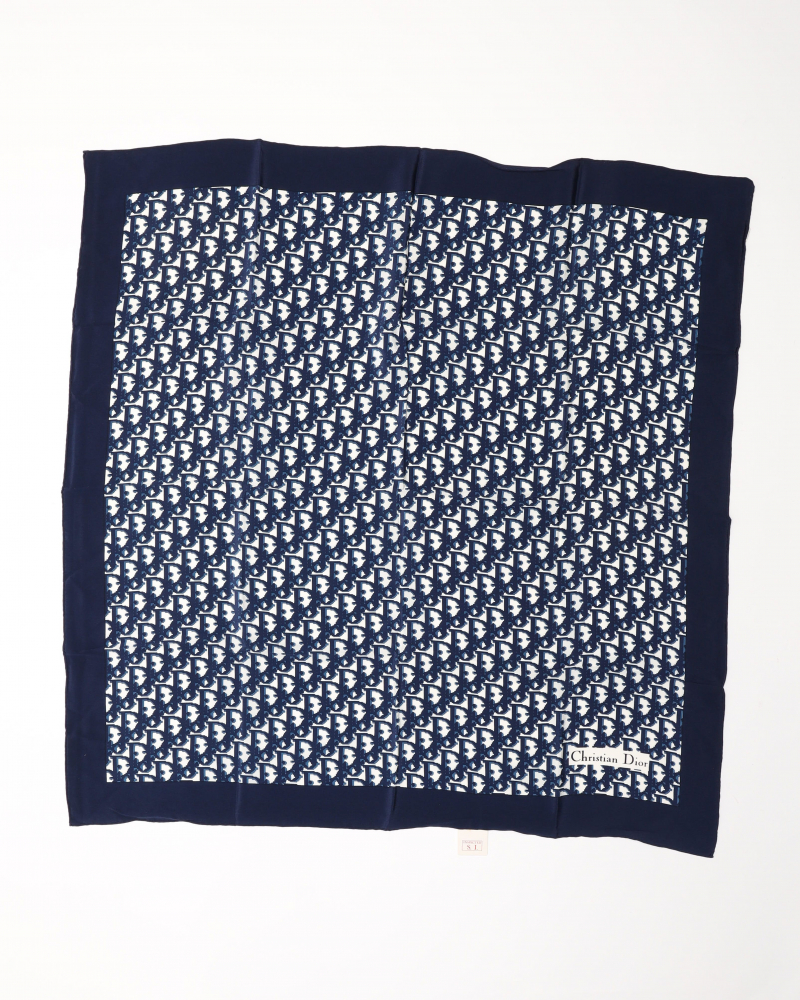Christian Dior 80 Trotter Silk Scarf