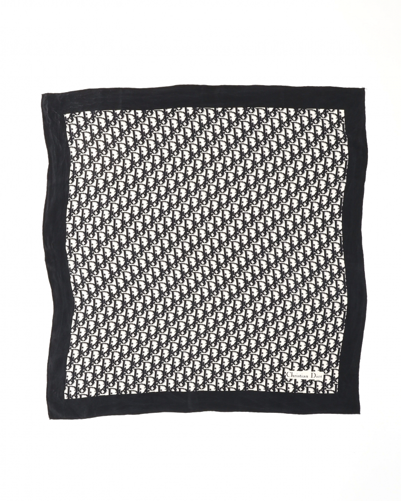 Christian Dior 80 Trotter Silk Scarf