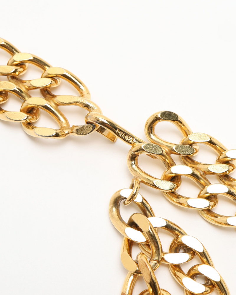 Chanel Perfume Bottles 3-Row Chain Belt