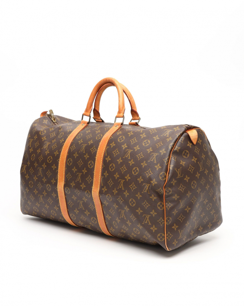 Louis Vuitton Monogram Keepall 55 Weekend Bag