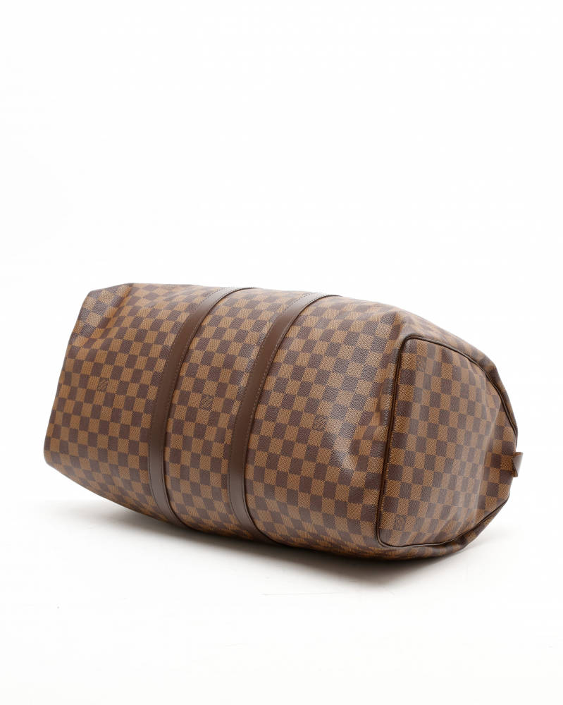 Louis Vuitton Damier Ebene Keepall 50 Weekend Bag