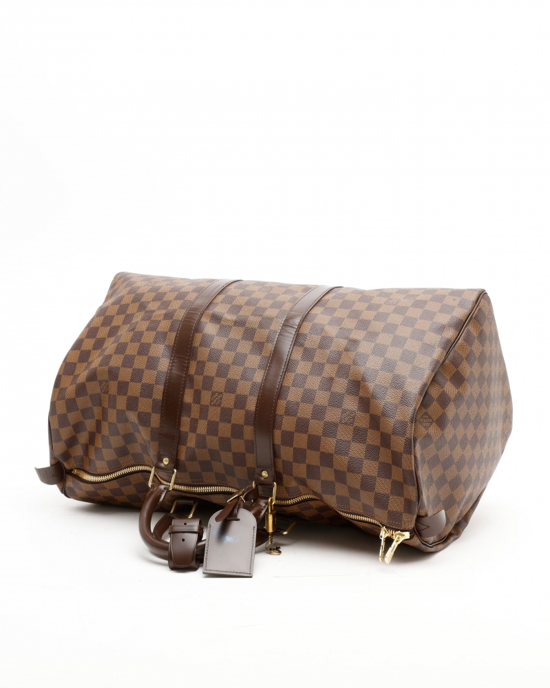 Louis Vuitton Damier Ebene Keepall 50 Weekend Bag