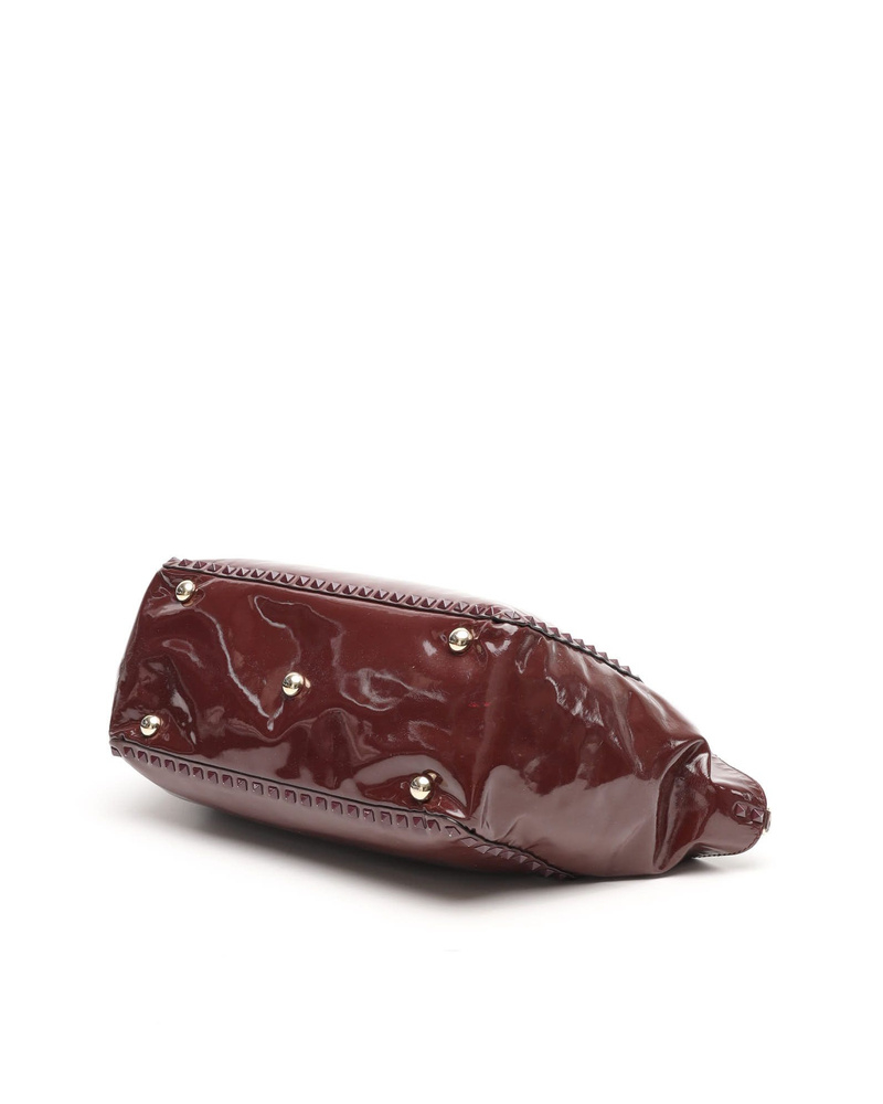 Valentino Patent Rockstud Trapeze Tote Bag