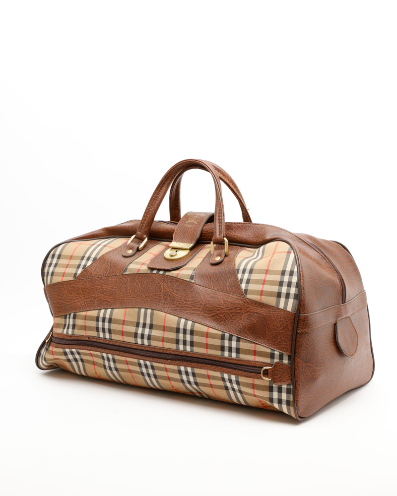 Burberry Nova Check Boston Weekend Bag