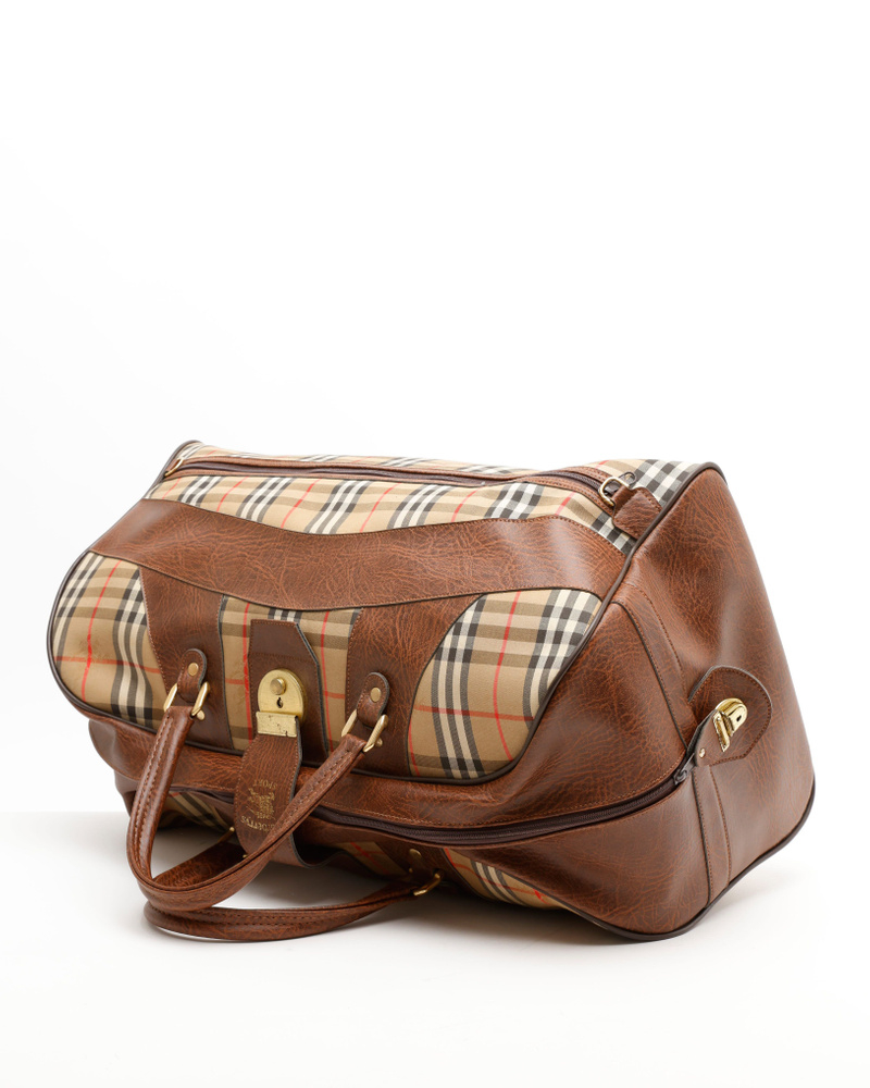 Burberry Nova Check Boston Weekend Bag