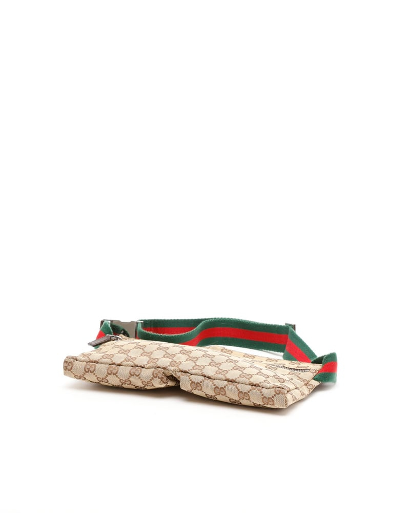 Gucci GG Double Pocket Waist Bag