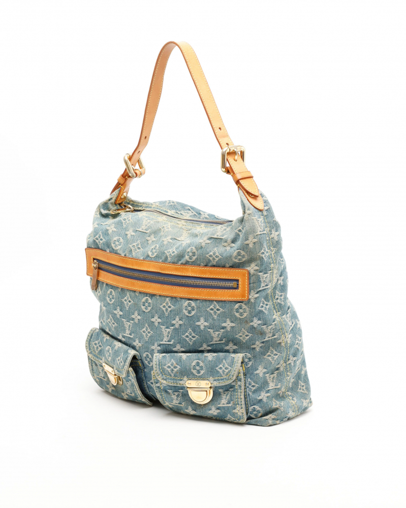 Louis Vuitton Monogram Denim Baggy GM Bag