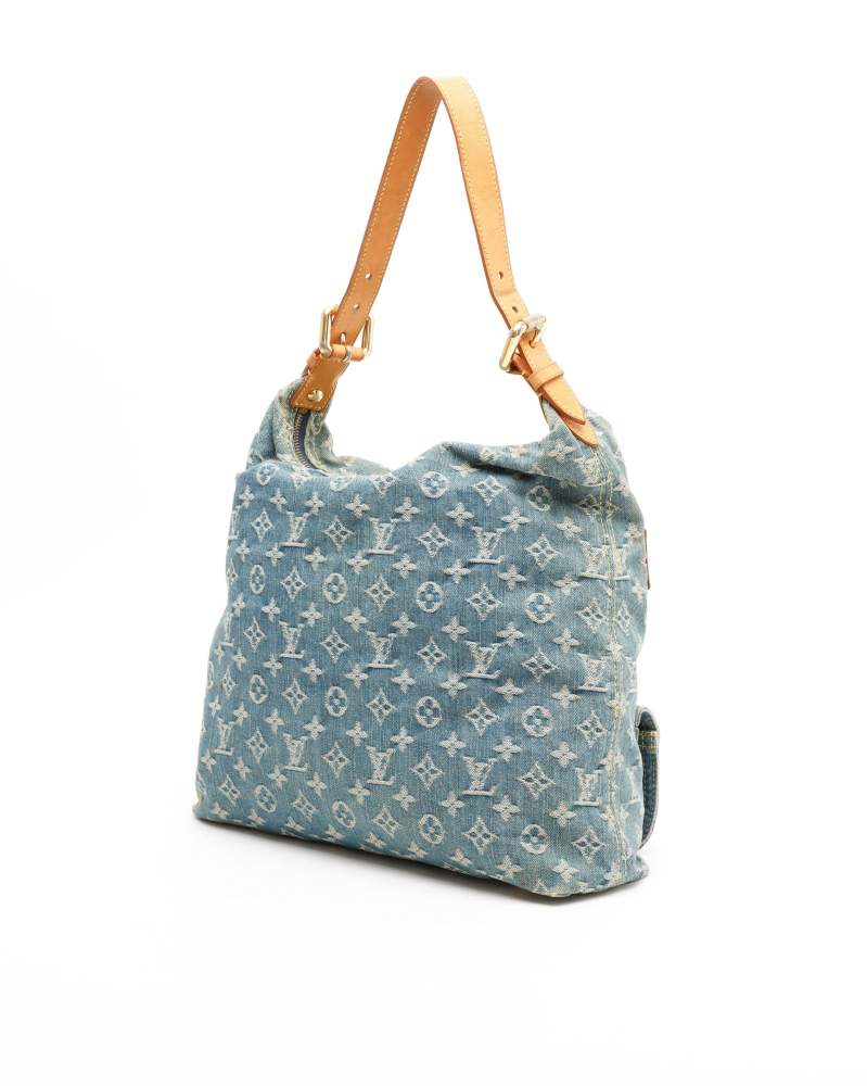 Louis Vuitton Monogram Denim Baggy GM Bag