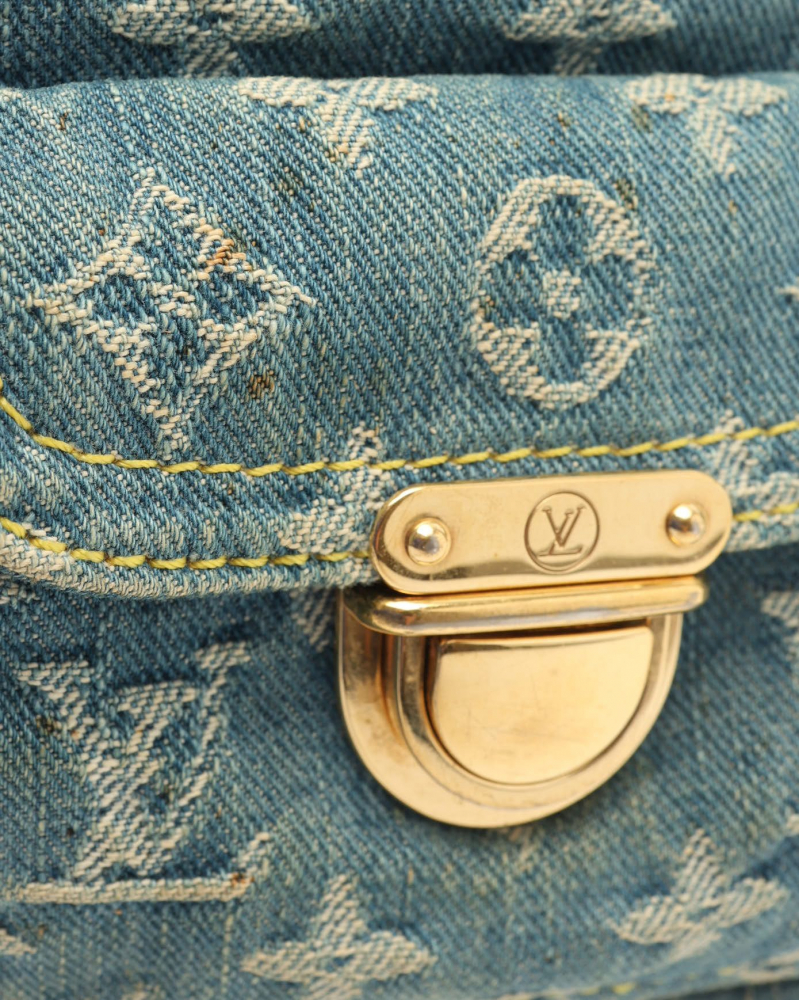 Louis Vuitton Monogram Denim Baggy GM Bag