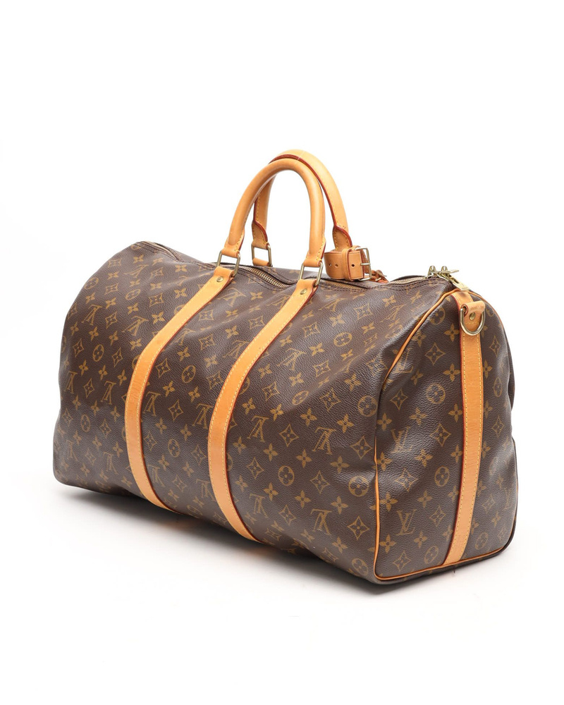 Louis Vuitton Monogram Keepall Bandoulière 50 Weekend Bag