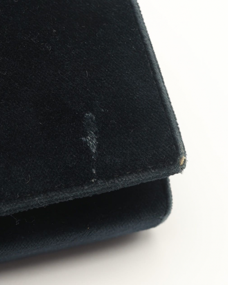 Saint Laurent Velvet Kate Wallet on Chain Bag