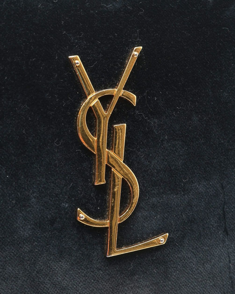 Saint Laurent Velvet Kate Wallet on Chain Bag