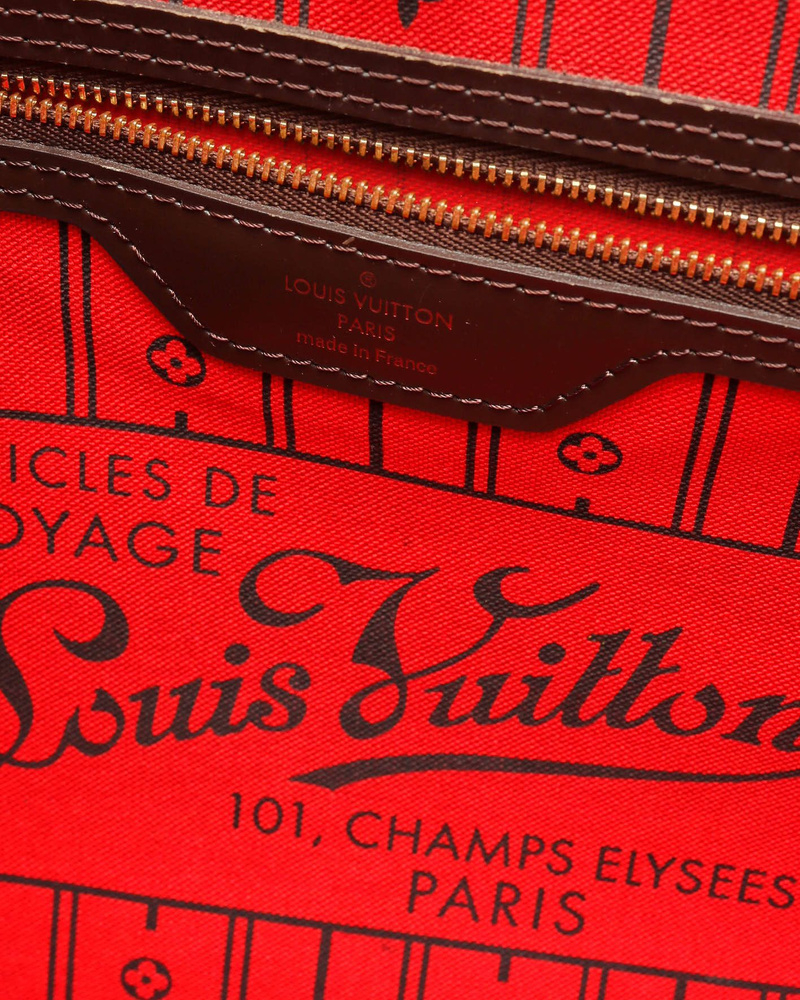 Louis Vuitton Damier Neverfull MM Tote Bag