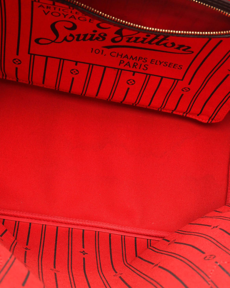 Louis Vuitton Damier Neverfull MM Tote Bag