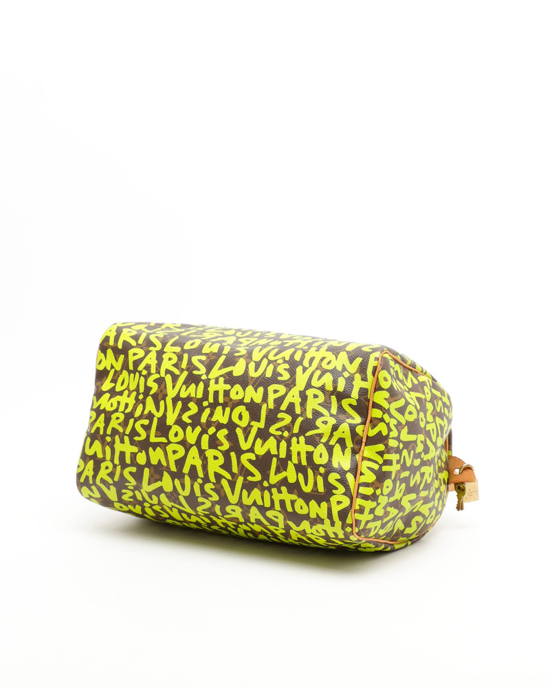 Louis Vuitton Monogram Graffiti Speedy 30 Bag