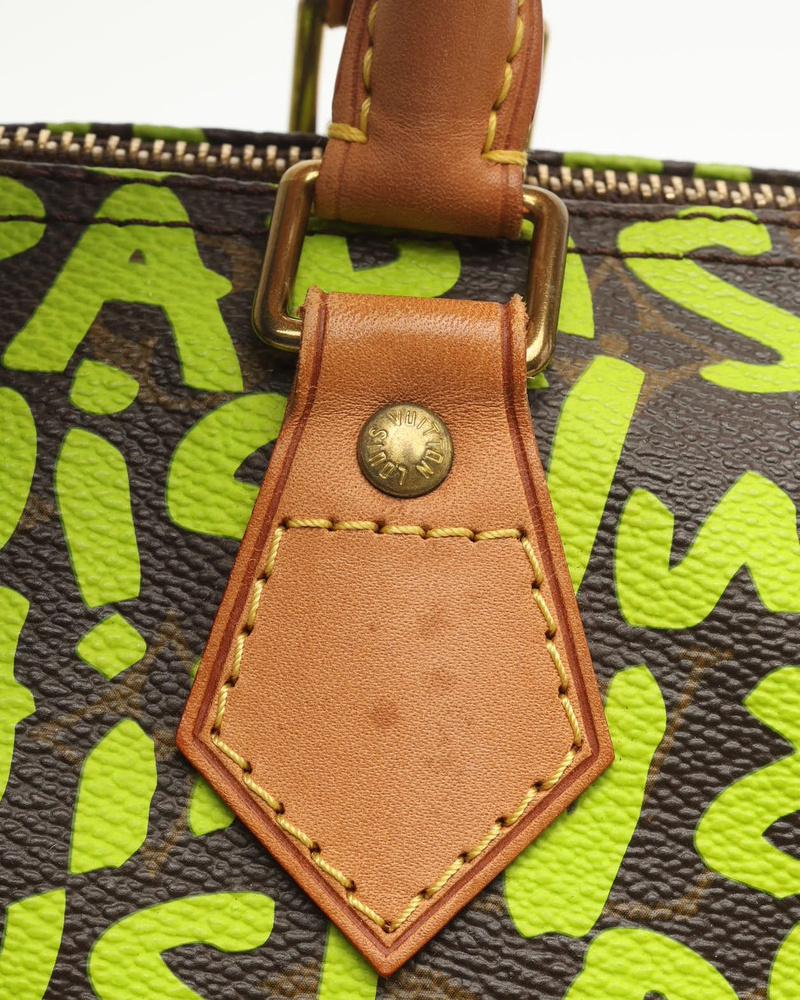 Louis Vuitton Monogram Graffiti Speedy 30 Bag