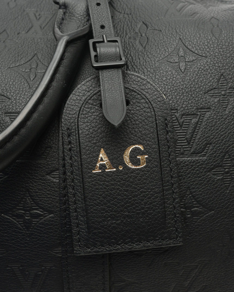 Louis Vuitton Monogram Shadow Keepall Bandoulière 50 Weekend Bag