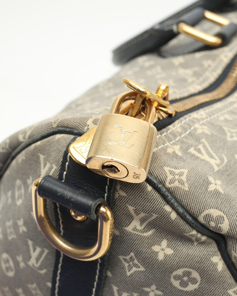 Louis Vuitton Monogram Idylle Speedy Voyage Bandoulière 45 Weekend Bag