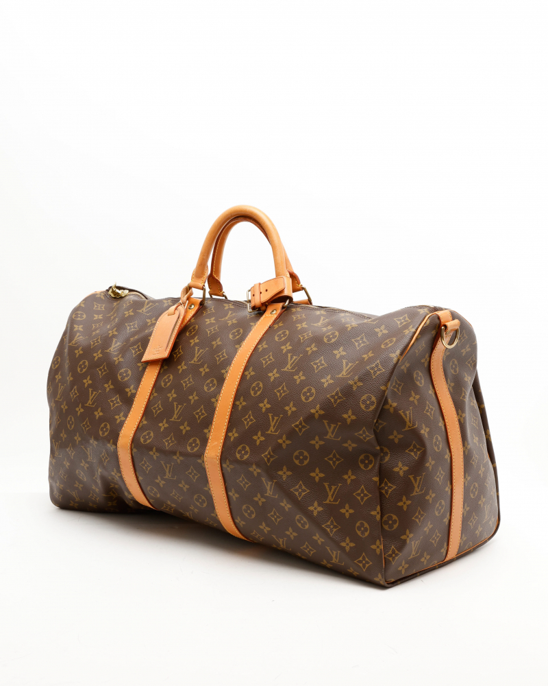 Louis Vuitton Monogram Keepall Bandoulière 60 Weekend Bag