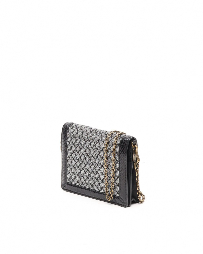 Bottega Veneta Intrecciato Knitted Flap Wallet on Chain Bag