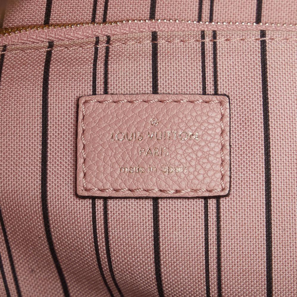 Louis Vuitton B Louis Vuitton Pink Light Pink Calf Leather Monogram Empreinte Sorbonne Spain