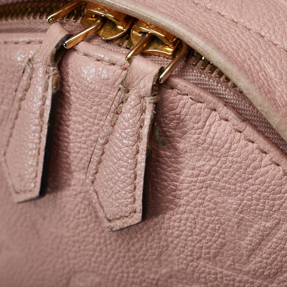 Louis Vuitton B Louis Vuitton Pink Light Pink Calf Leather Monogram Empreinte Sorbonne Spain