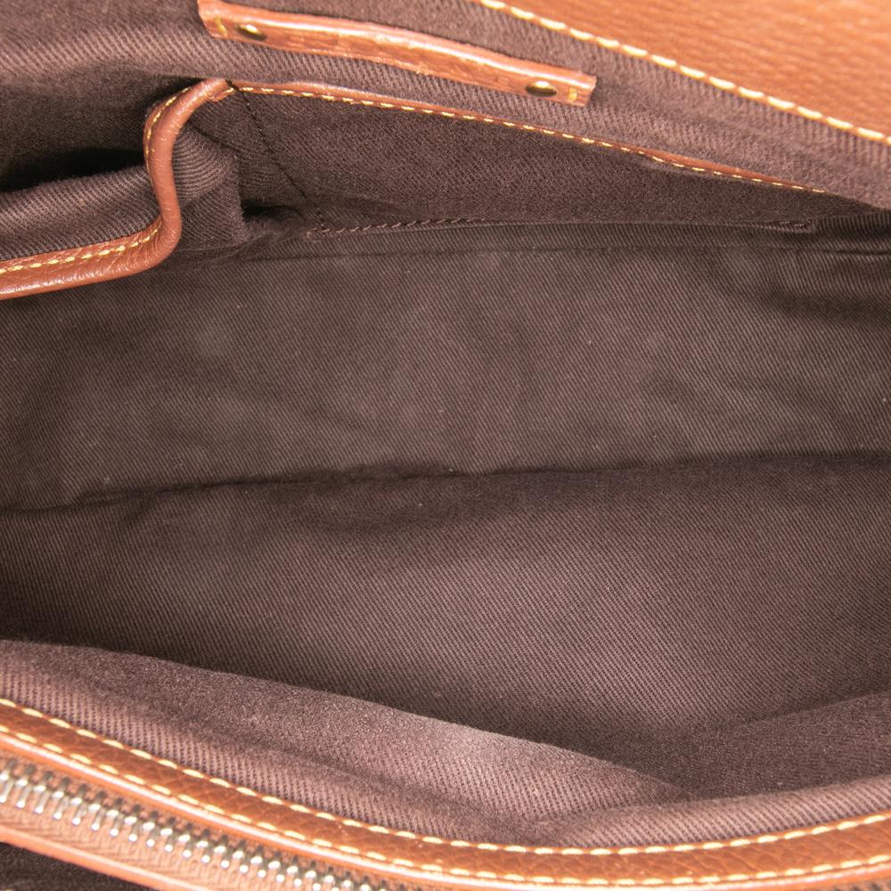 Celine B Celine Blue with Brown Denim Fabric Macadam Boogie Handbag China