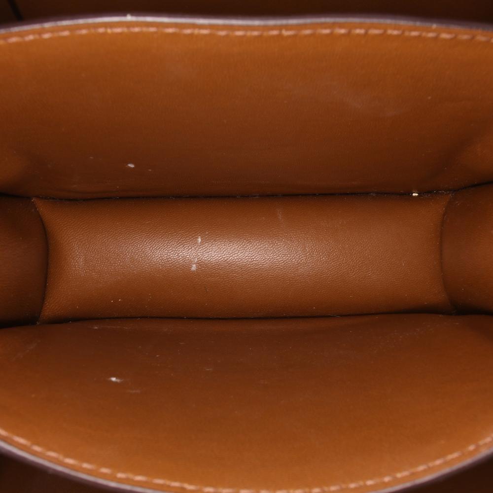 Celine B Celine Brown Calf Leather Small skin Classic Box Italy