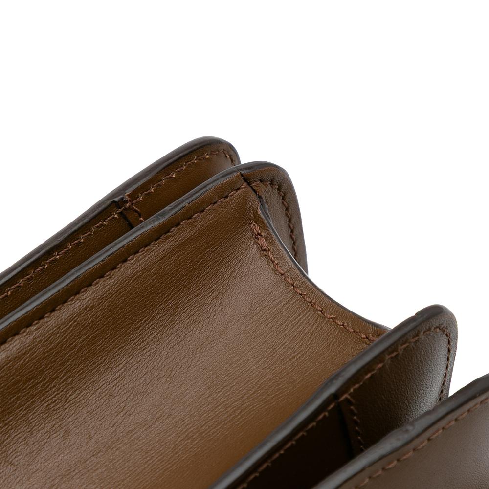 Celine B Celine Brown Calf Leather Small skin Classic Box Italy